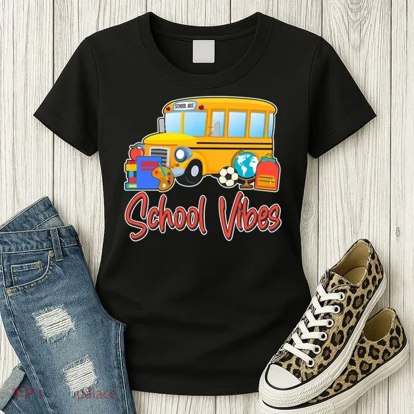 School Vibes Back to School Women's T-Shirt