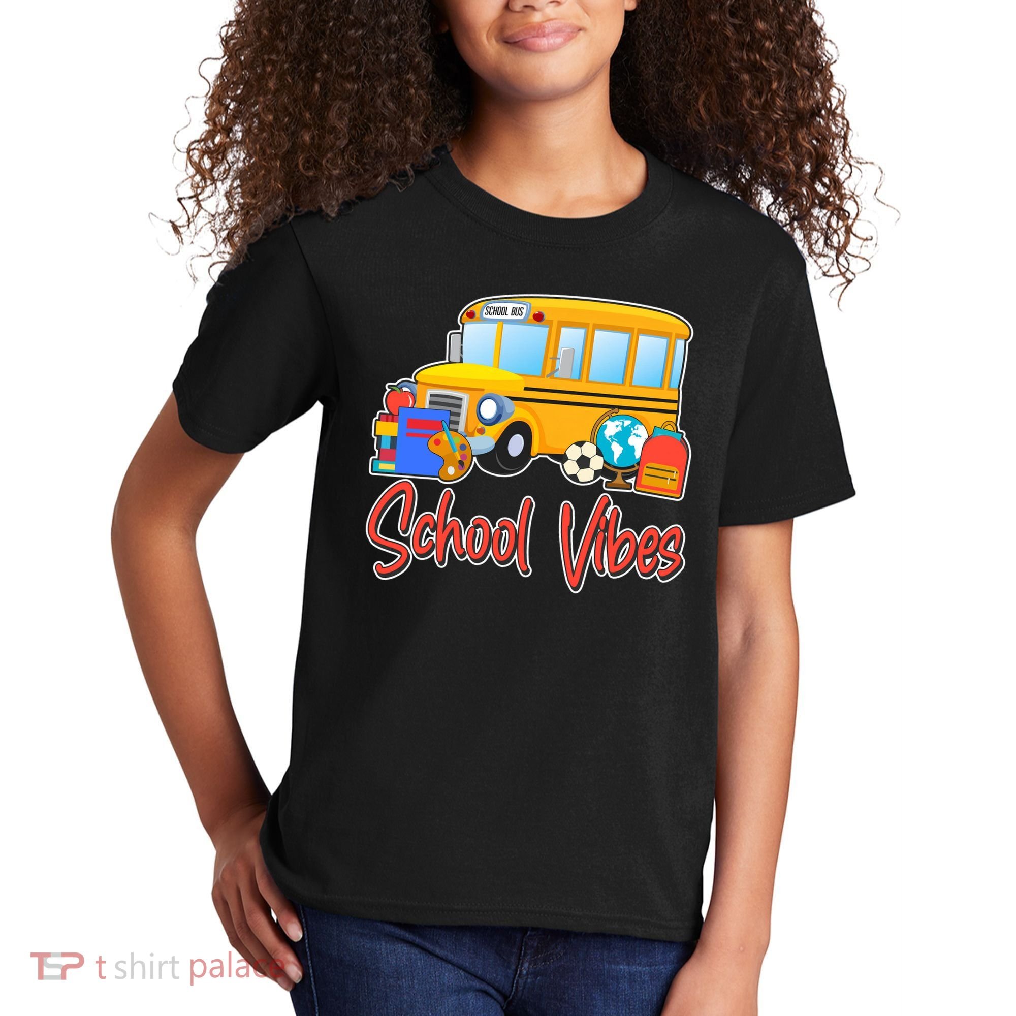 School Vibes Back to School Kids T-Shirt