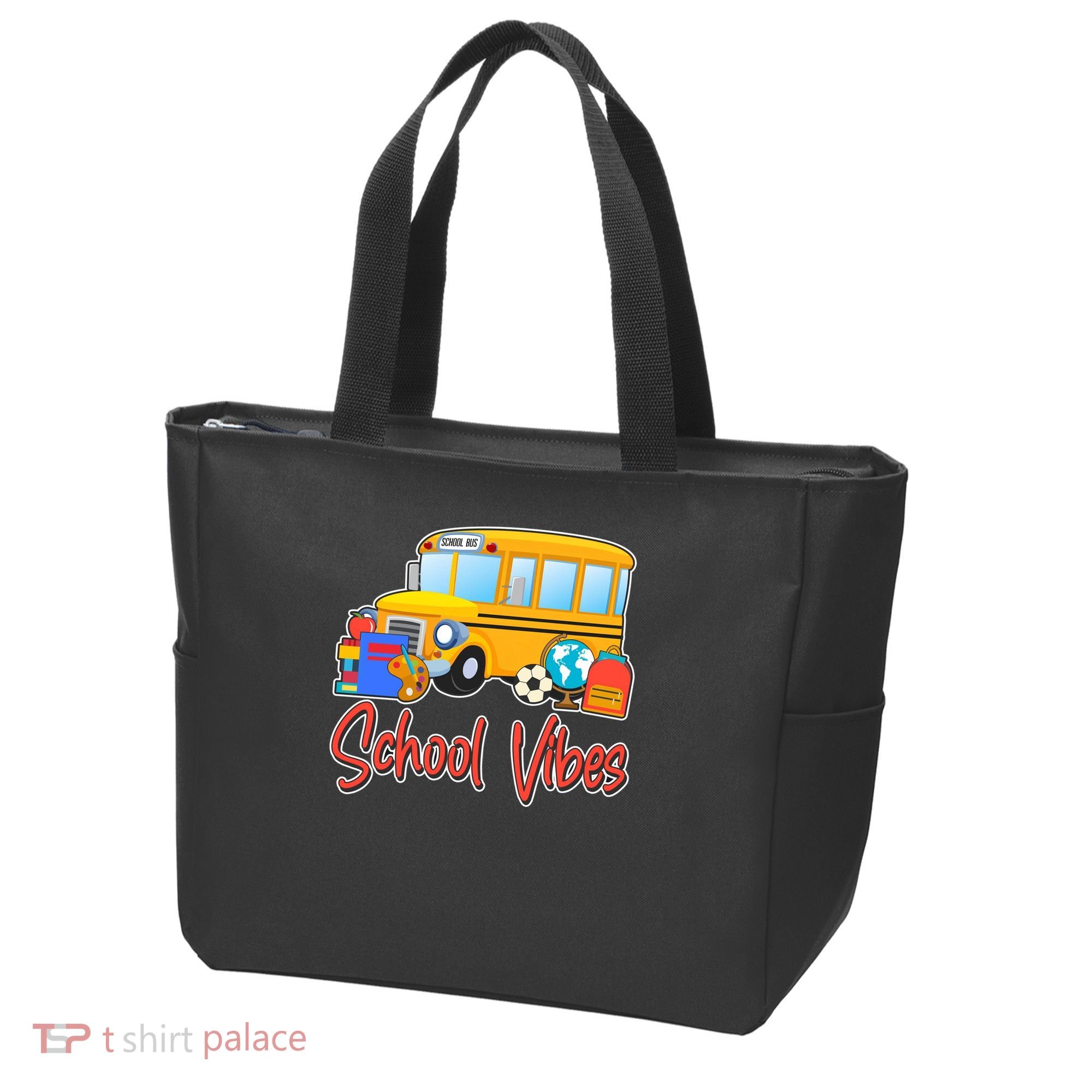 School Vibes Back to School Tote Bag