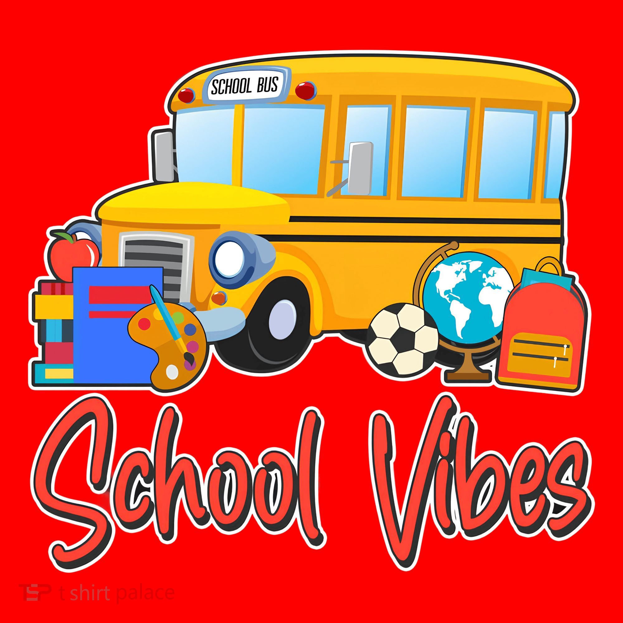 School Vibes Back to School Santa Hat