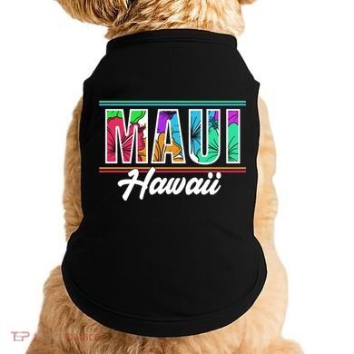 Summer Vacation Beach Maui Hawaii Gift Doggie Tank