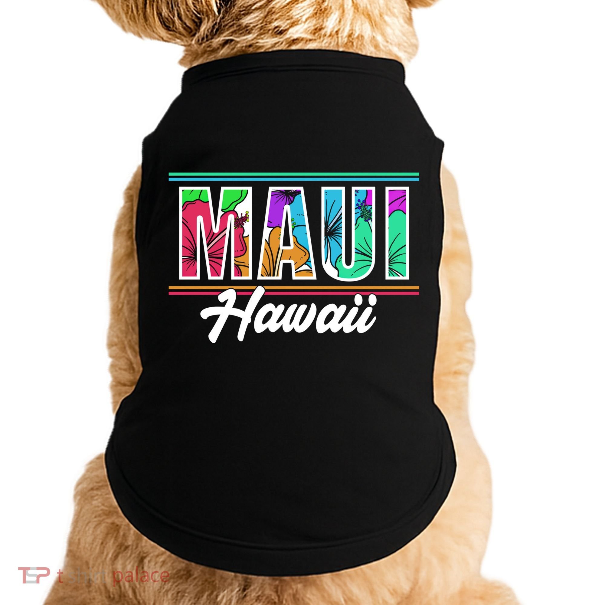 Summer Vacation Beach Maui Hawaii Gift Doggie Tank