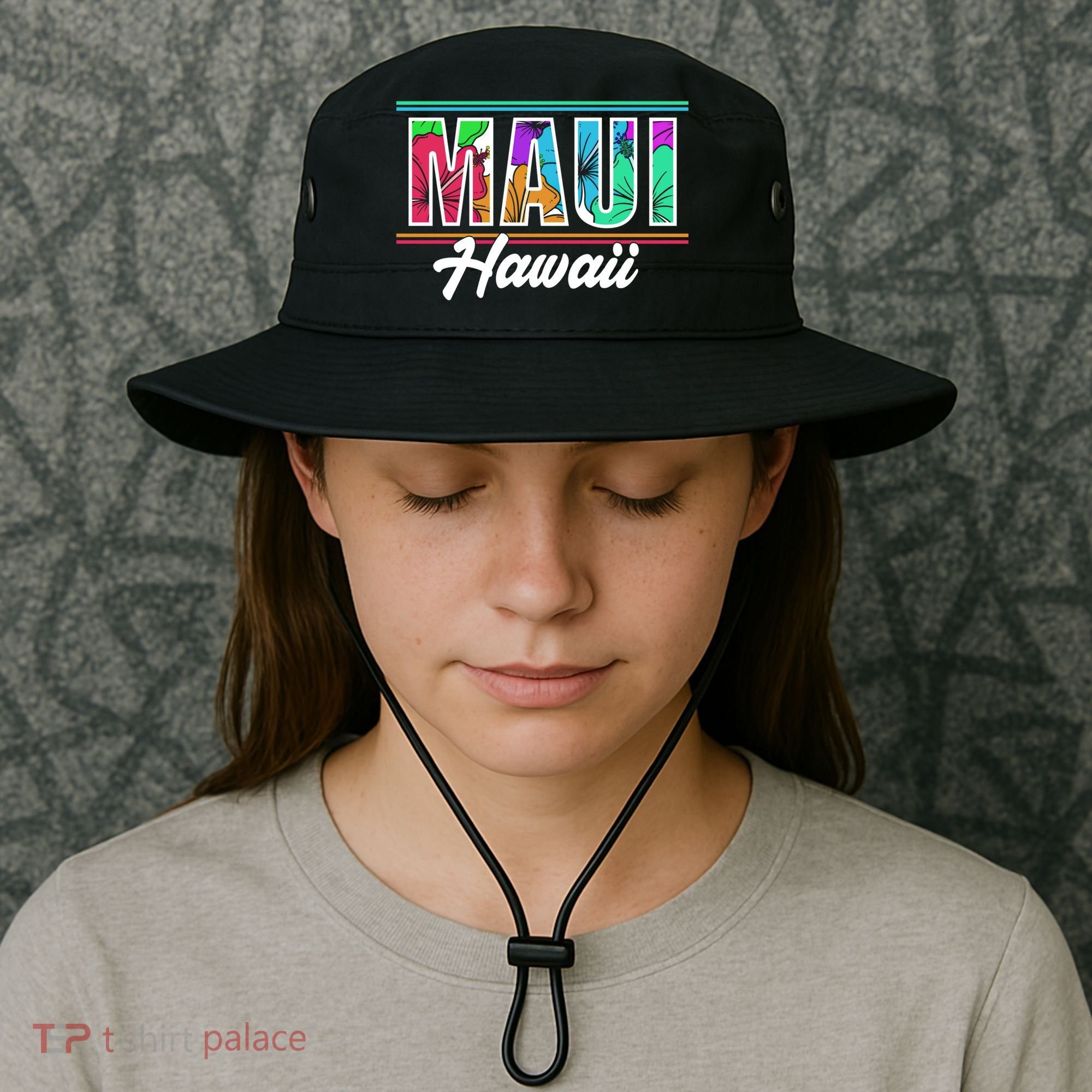 Summer Vacation Beach Maui Hawaii Gift Bucket Hat
