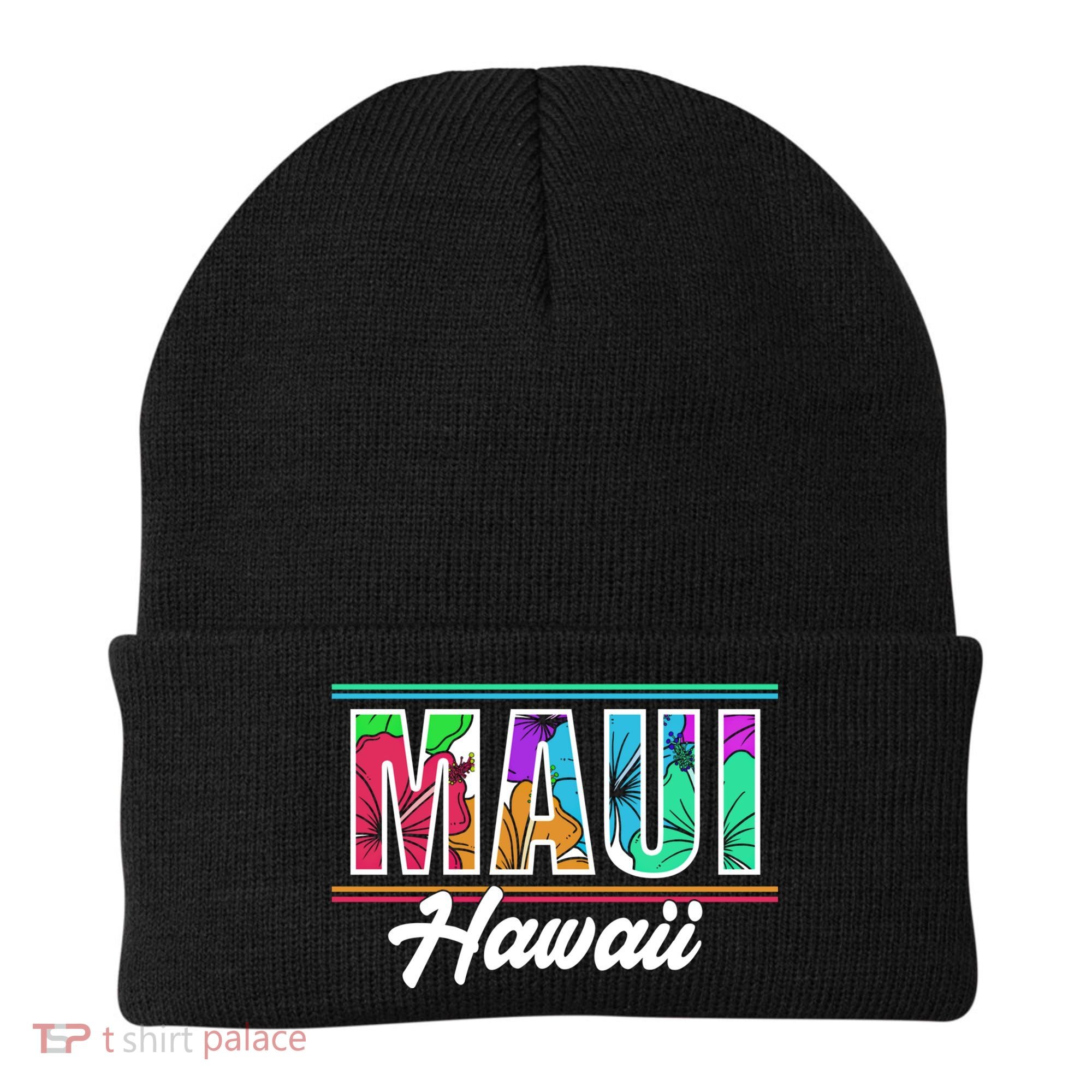 Summer Vacation Beach Maui Hawaii Gift Beanie
