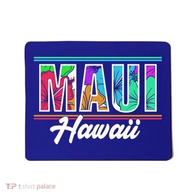 Summer Vacation Beach Maui Hawaii Gift Mousepad