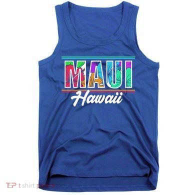 Summer Vacation Beach Maui Hawaii Gift Tank Top