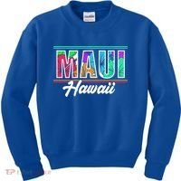 Summer Vacation Beach Maui Hawaii Gift Kids Sweatshirt thumb 0