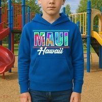Summer Vacation Beach Maui Hawaii Gift Kids Hoodie thumb 2
