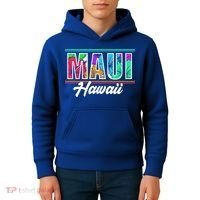 Summer Vacation Beach Maui Hawaii Gift Kids Hoodie thumb 4