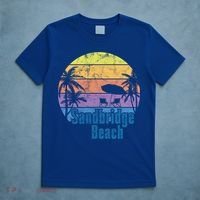 Sandbridge Virginia Beach Retro Sunset Family Beach Vacation Cute Gift T-Shirt thumb 5