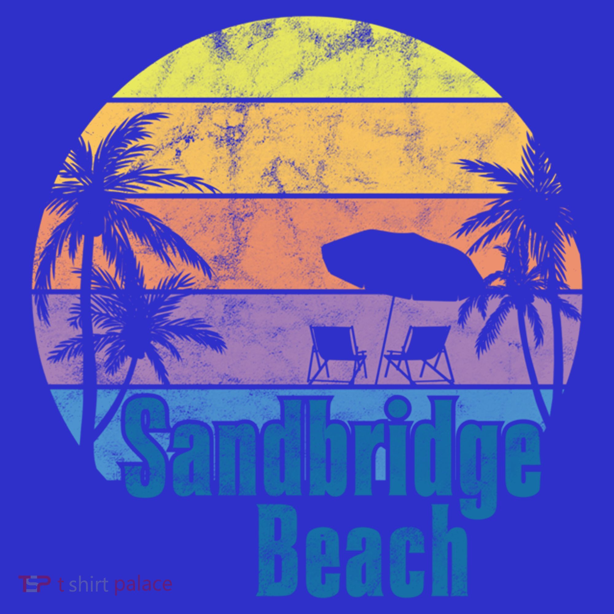 Sandbridge Virginia Beach Retro Sunset Family Beach Vacation Cute Gift Mousepad