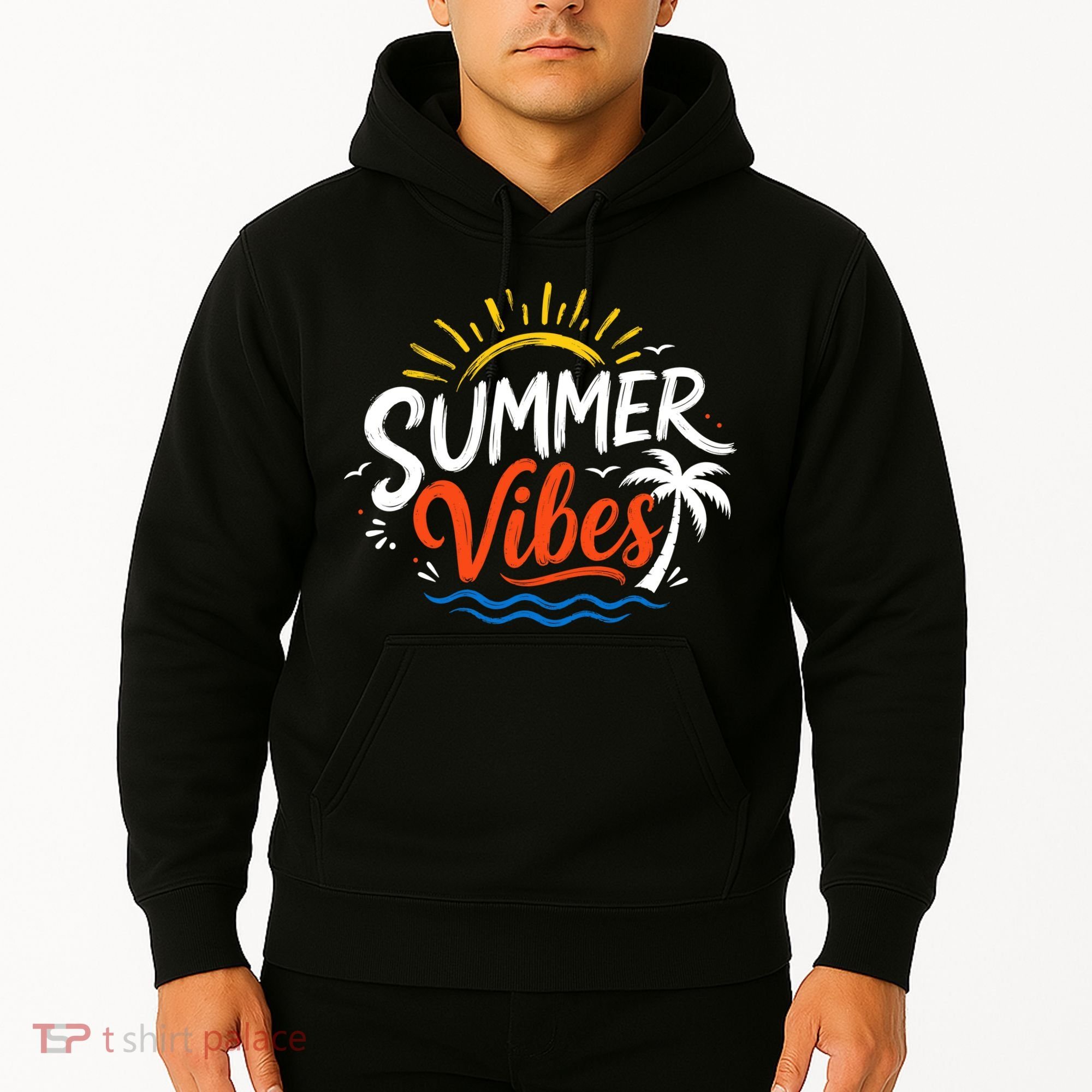 Summer Vibes Beach Lovers And Sun Seekers Hoodie