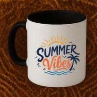 Summer Vibes Beach Lovers And Sun Seekers Coffee Mug thumb 2
