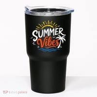 Summer Vibes Beach Lovers And Sun Seekers Tumbler thumb 0