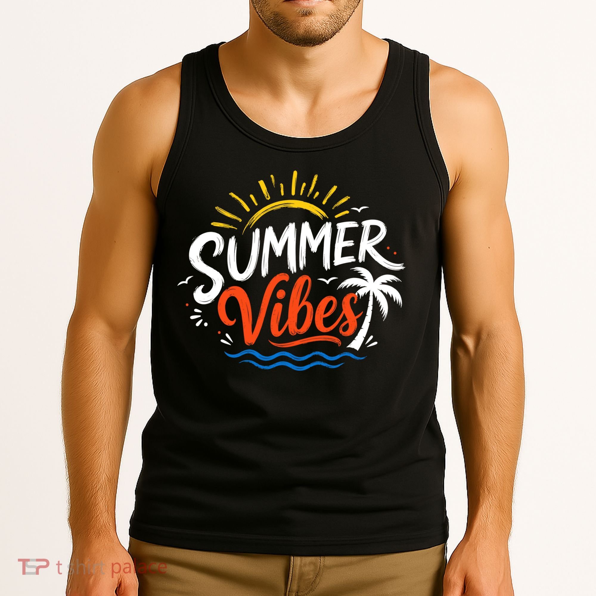 Summer Vibes Beach Lovers And Sun Seekers Tank Top