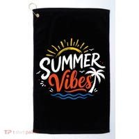 Summer Vibes Beach Lovers And Sun Seekers Golf Towel thumb 0
