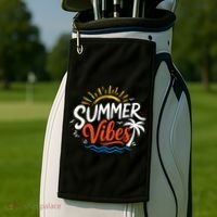 Summer Vibes Beach Lovers And Sun Seekers Golf Towel thumb 2