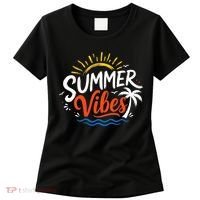 Summer Vibes Beach Lovers And Sun Seekers Women's T-Shirt thumb 0