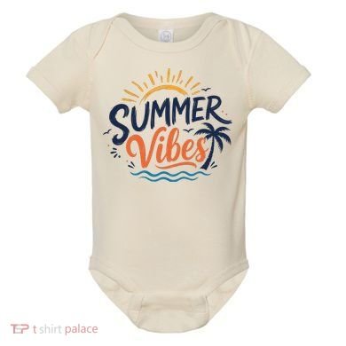 Summer Vibes Beach Lovers And Sun Seekers Baby Bodysuit
