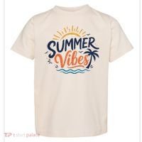 Summer Vibes Beach Lovers And Sun Seekers Toddler T-Shirt thumb 0