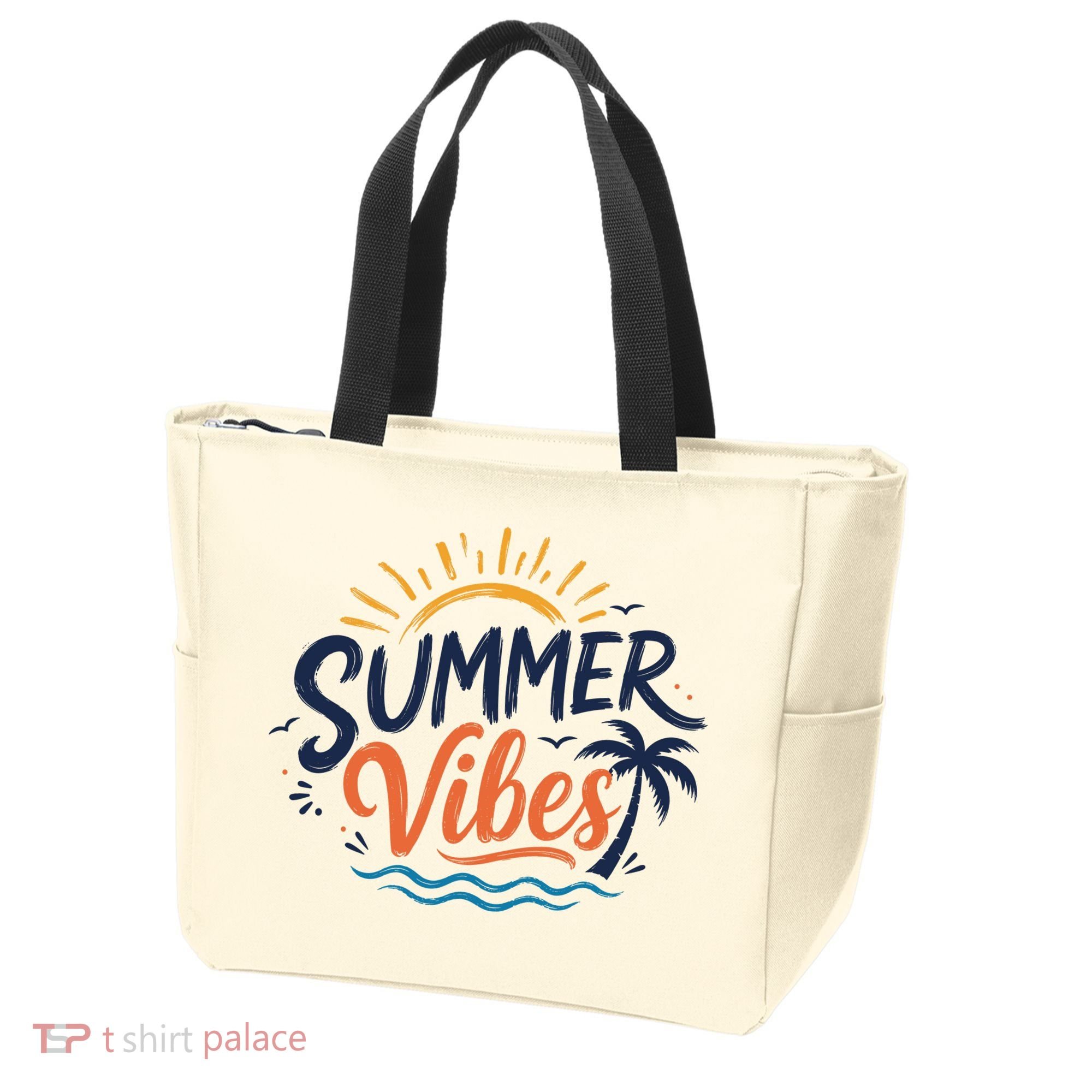 Summer Vibes Beach Lovers And Sun Seekers Tote Bag