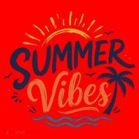 Summer Vibes Beach Lovers And Sun Seekers Santa Hat thumb 1