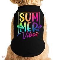Summer Vibes Beach Sunset Doggie Tank thumb 0