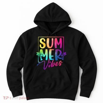 Summer Vibes Beach Sunset Hoodie