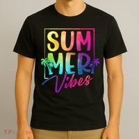 Summer Vibes Beach Sunset T-Shirt thumb 3