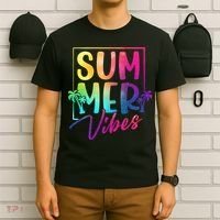 Summer Vibes Beach Sunset T-Shirt thumb 6