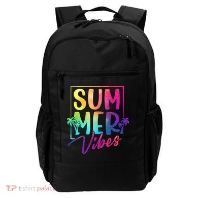 Summer Vibes Beach Sunset Backpack