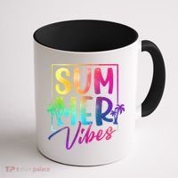 Summer Vibes Beach Sunset Coffee Mug thumb 1