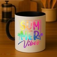 Summer Vibes Beach Sunset Coffee Mug thumb 4