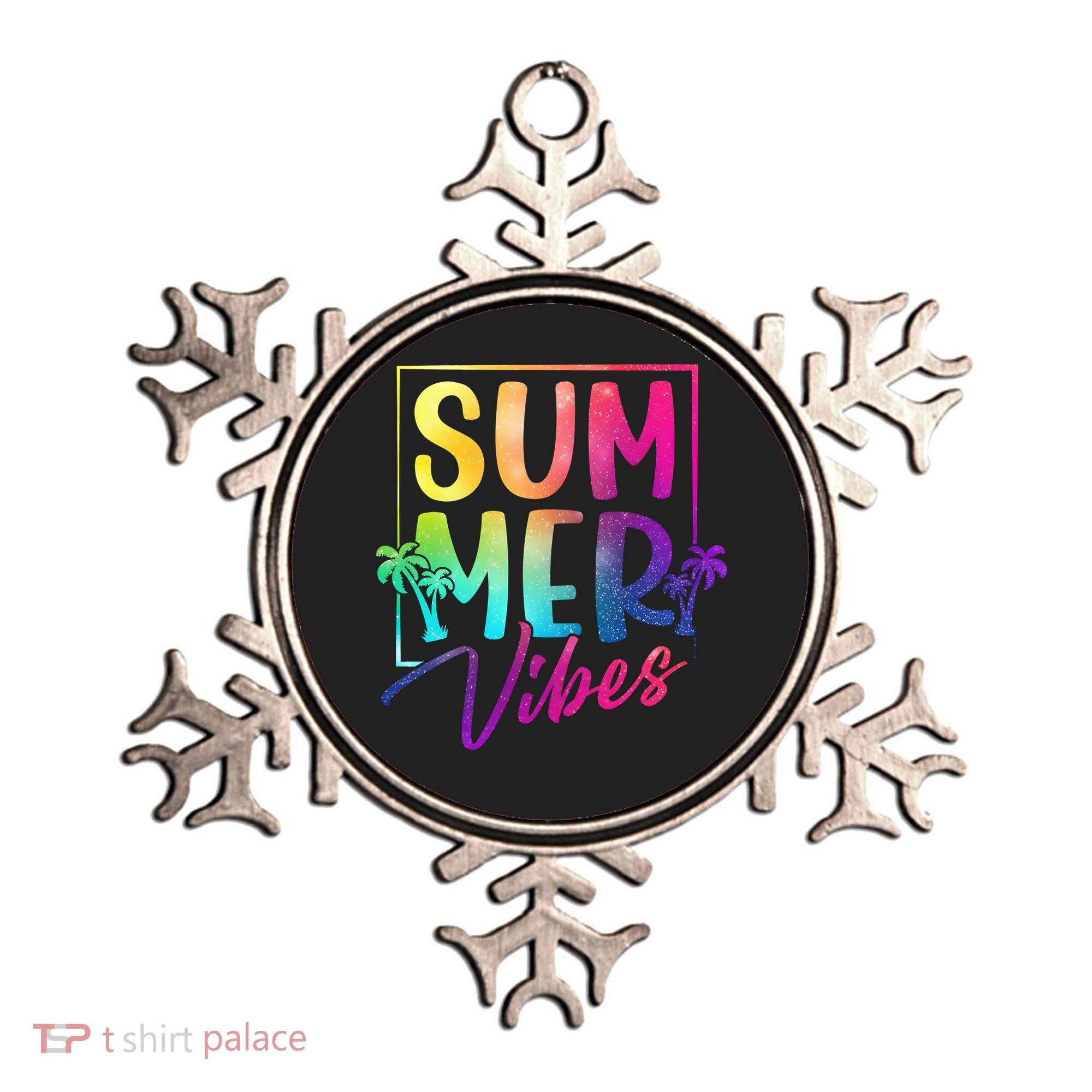 Summer Vibes Beach Sunset Ornament