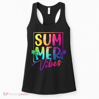 Summer Vibes Beach Sunset Women's Tank Top