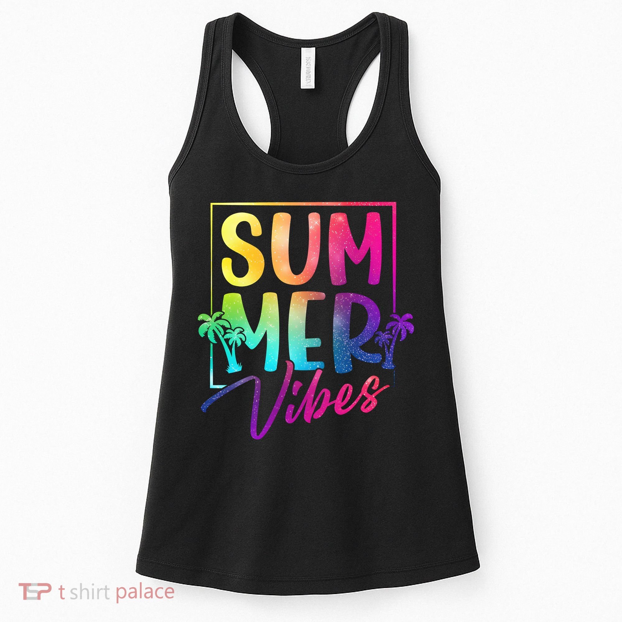 Summer Vibes Beach Sunset Women's Tank Top