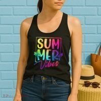 Summer Vibes Beach Sunset Women's Tank Top thumb 2
