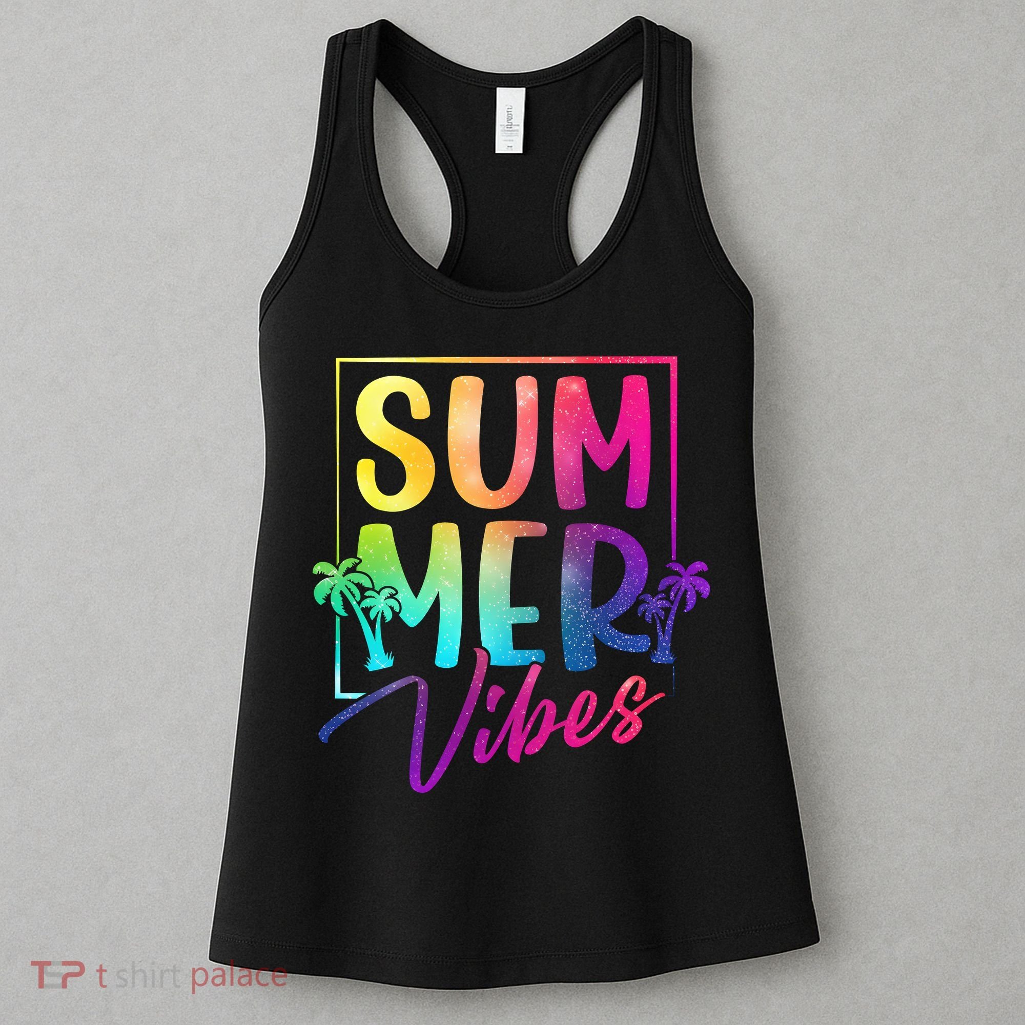 Summer Vibes Beach Sunset Women's Tank Top