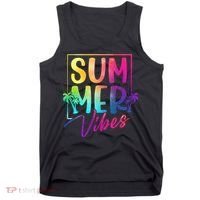 Summer Vibes Beach Sunset Tank Top thumb 0