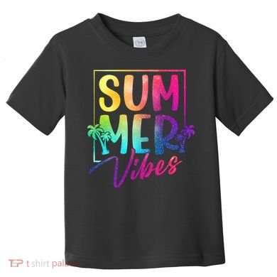 Summer Vibes Beach Sunset Toddler T-Shirt