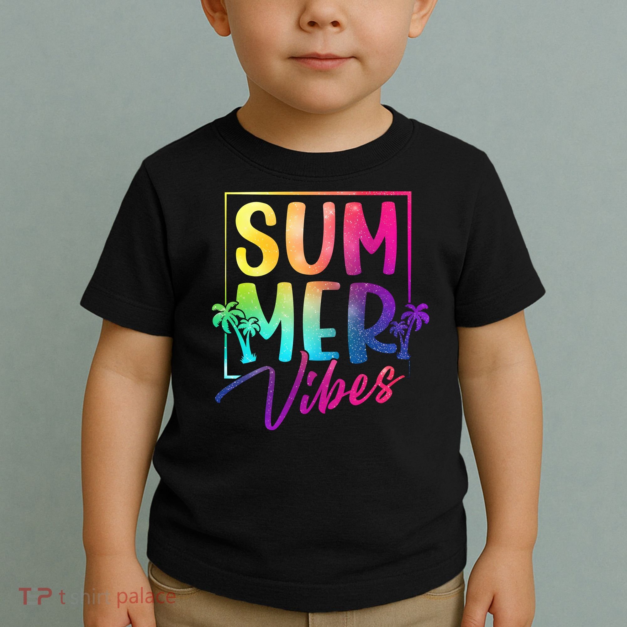 Summer Vibes Beach Sunset Toddler T-Shirt