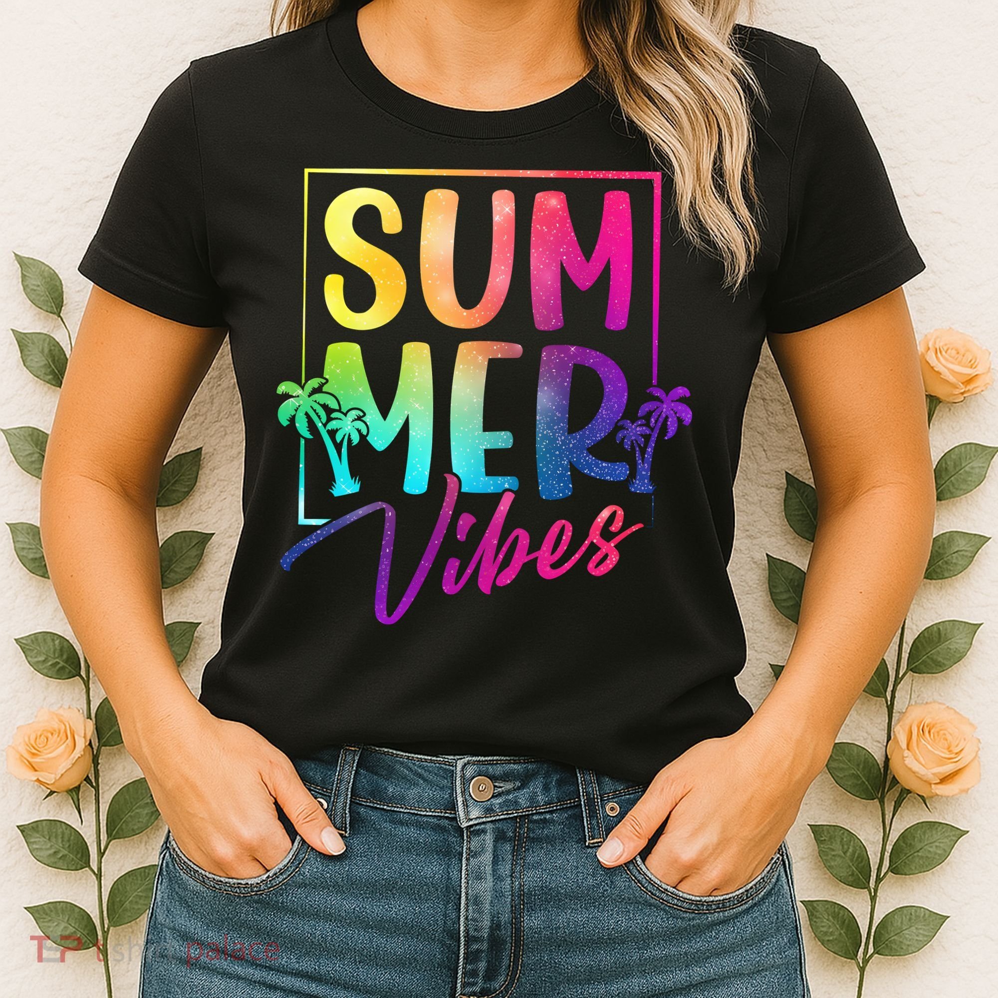 Summer Vibes Beach Sunset Women's T-Shirt