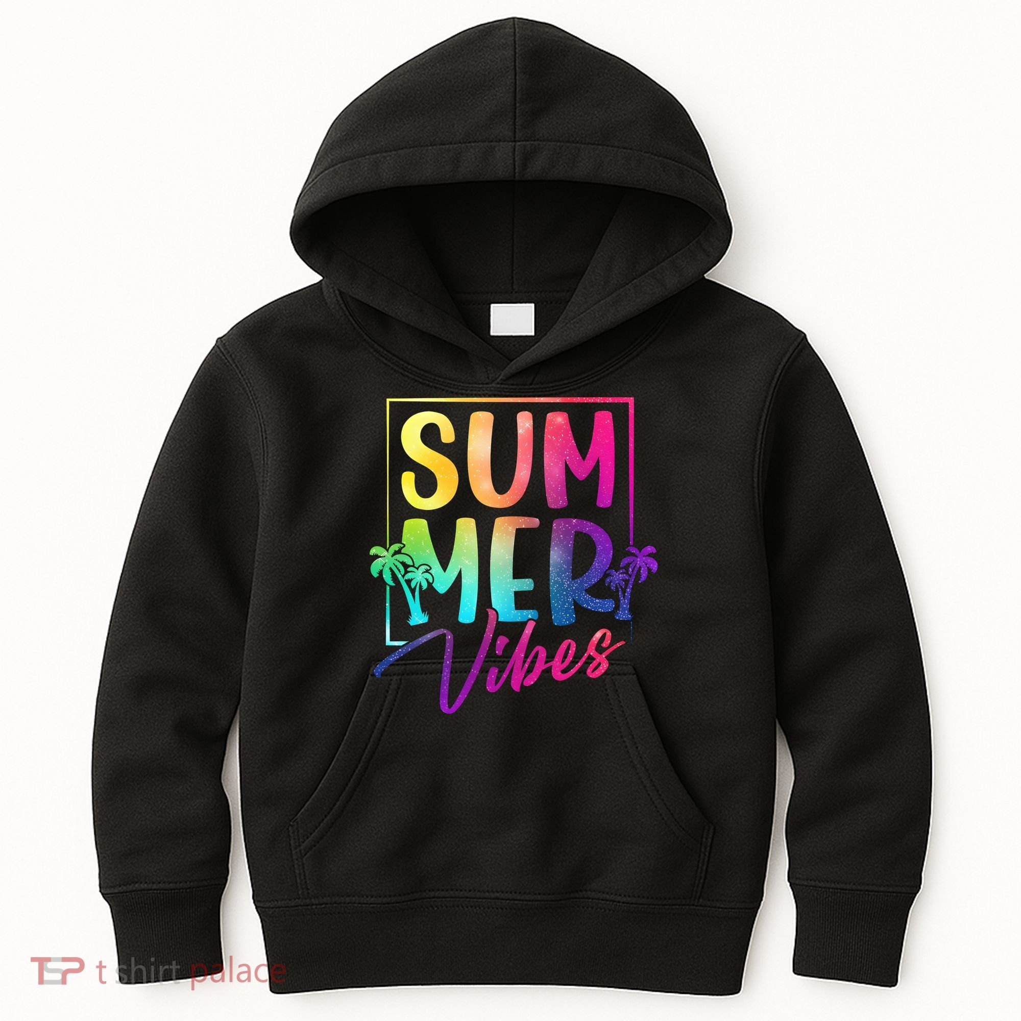 Summer Vibes Beach Sunset Kids Hoodie