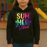 Summer Vibes Beach Sunset Kids Hoodie thumb 3