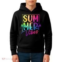 Summer Vibes Beach Sunset Kids Hoodie thumb 4