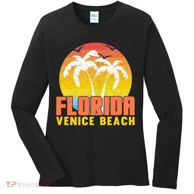 Sunset Venice Beach Women's Long Sleeve Shirt