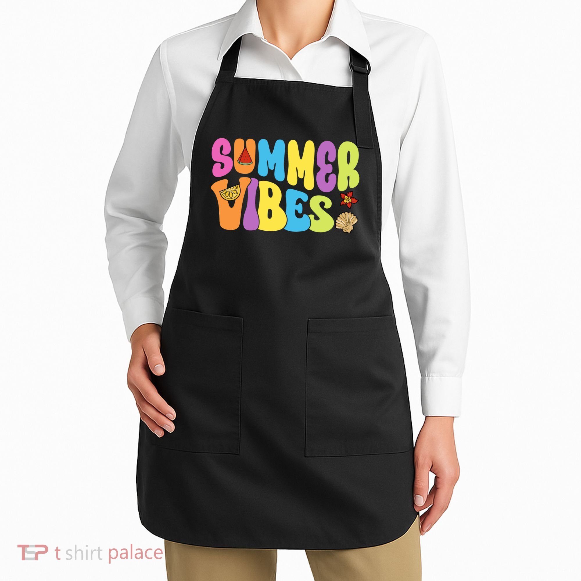 Summer Vibes Beach Life Vacation Apron