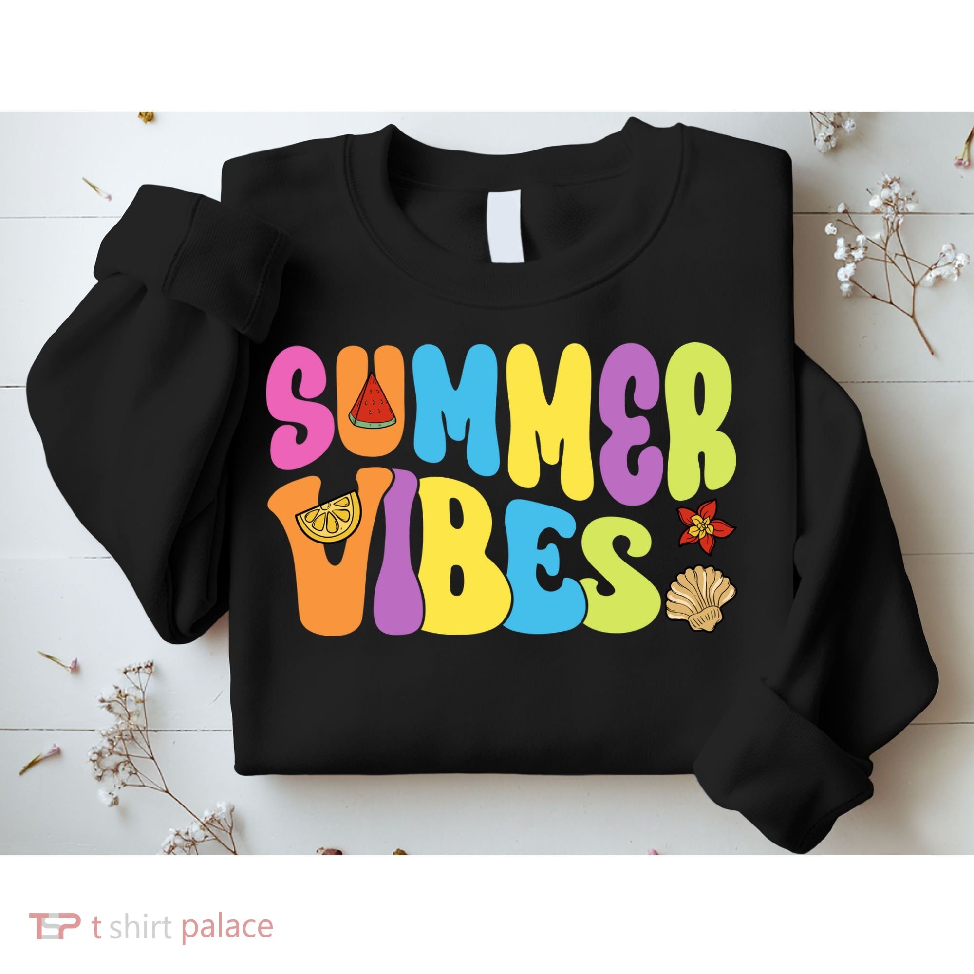 Summer Vibes Beach Life Vacation Sweatshirt