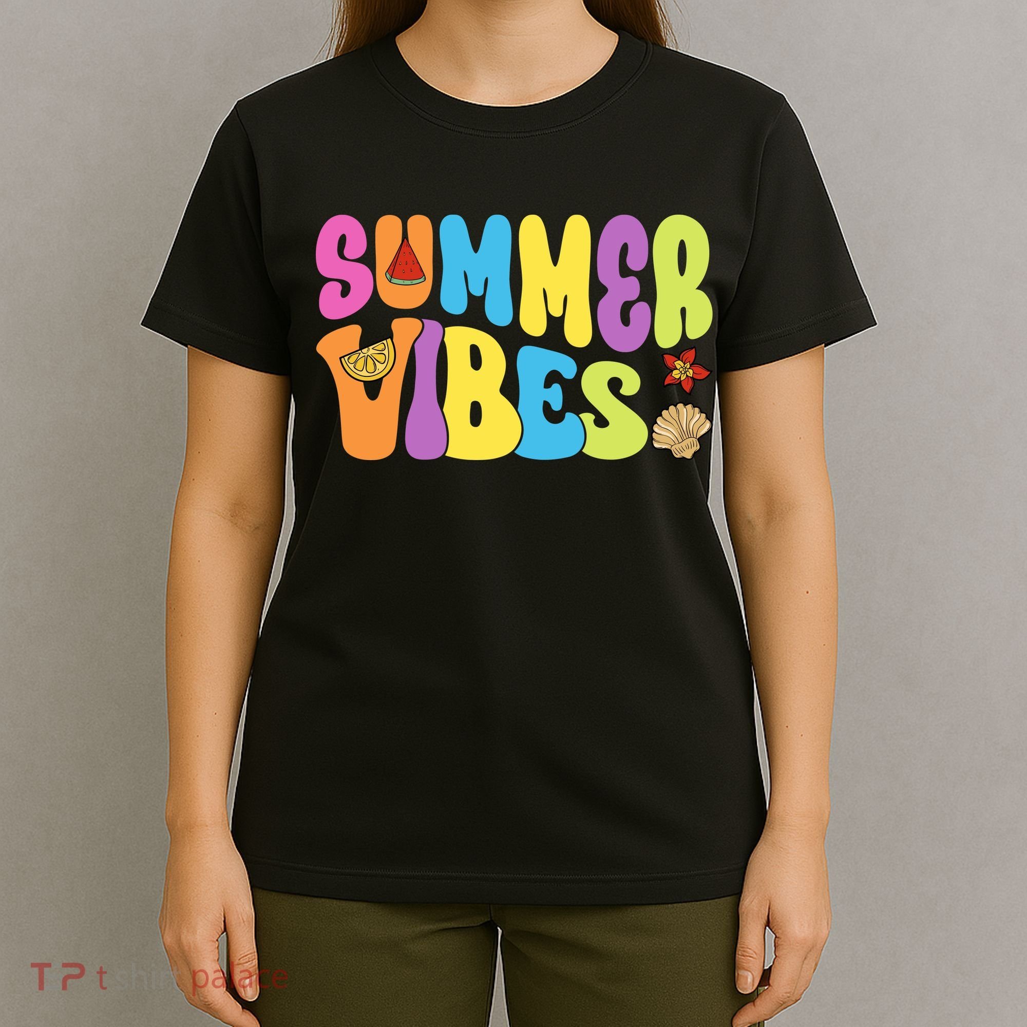 Summer Vibes Beach Life Vacation T-Shirt