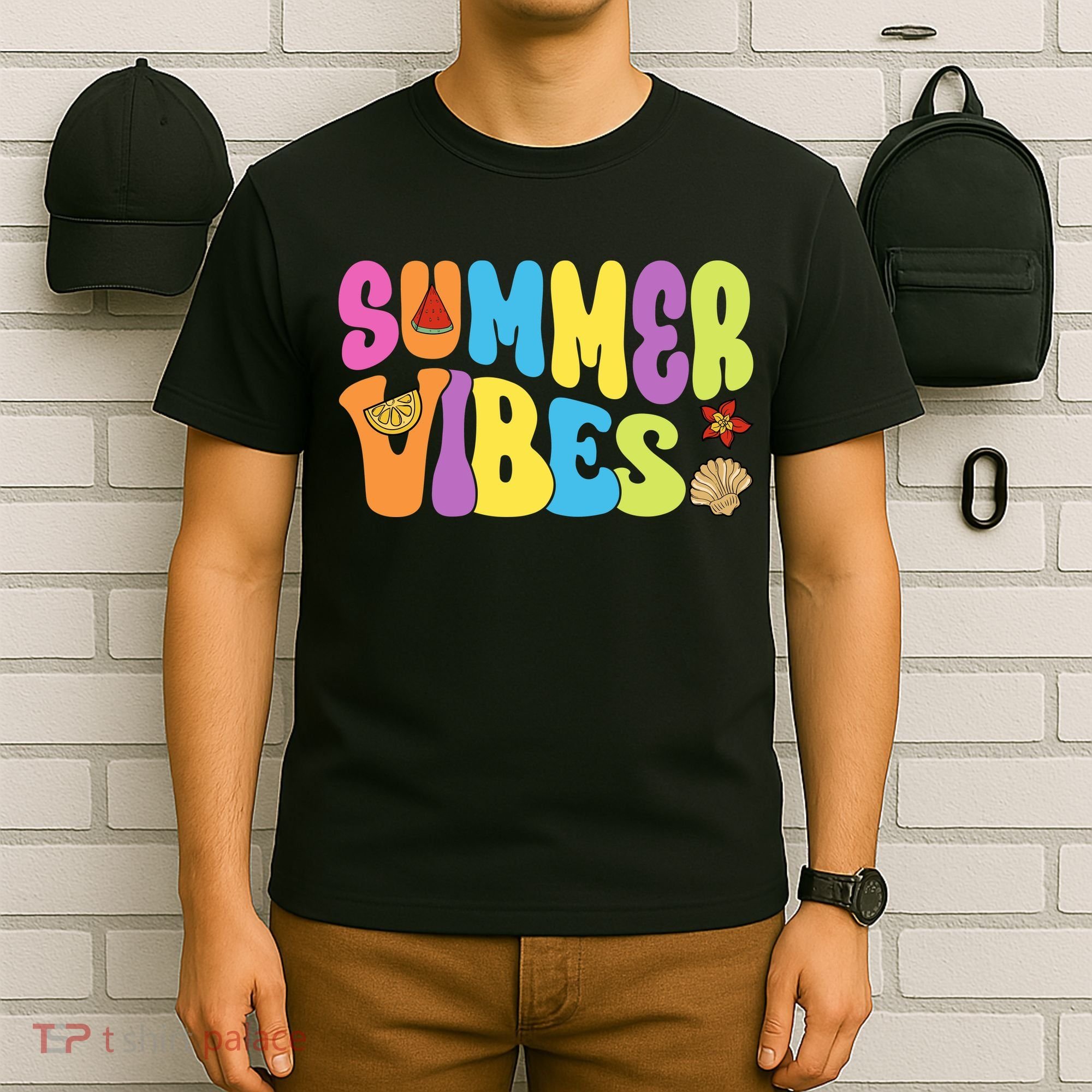 Summer Vibes Beach Life Vacation T-Shirt